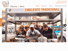 Tablet Screenshot of limatastytours.com